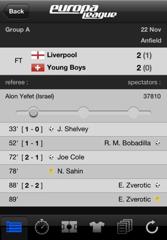 LiveScore Europa League screenshot 2