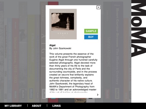 MoMA Books screenshot 2