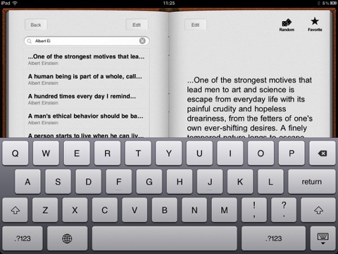 Quote Book for iPad ~ Over 20,000 quotes screenshot 4