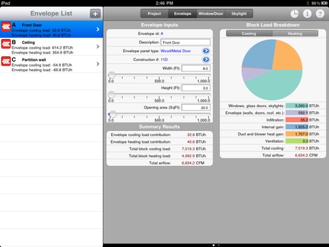 Residential Load Calculator screenshot 2