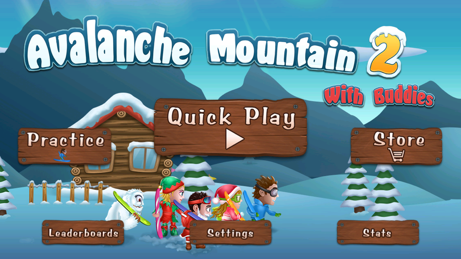 #2. Avalanche Mountain 2 With Buddies - Extreme Multiplayer Snowboarding Racing Game (iOS) 由: Revolution Games, Inc.