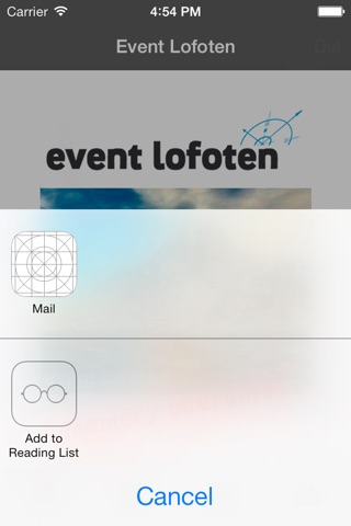 Event Lofoten screenshot 2