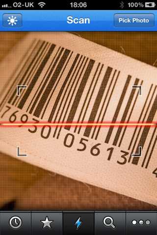 Barcode Reader for iPhone (Premium) Screenshot 1