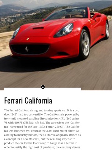 Ferrari Califonria Magazine screenshot 2