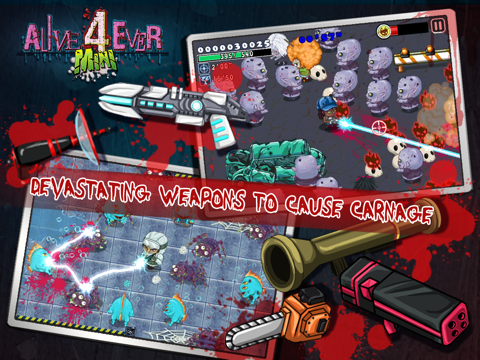 Screenshot #4 pour Alive4ever mini: Zombie Party for iPad