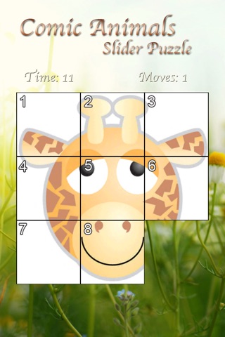 Comic Animals Slider Puzzle HD screenshot 2