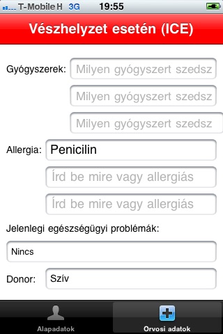 Vészhelyzet Esetén (ICE) screenshot 3