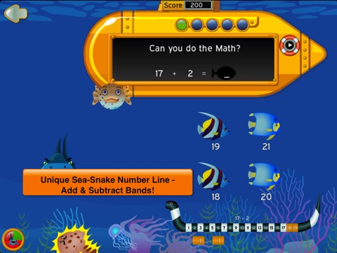 Murky Reef - Math for 1st Grade screenshot 3