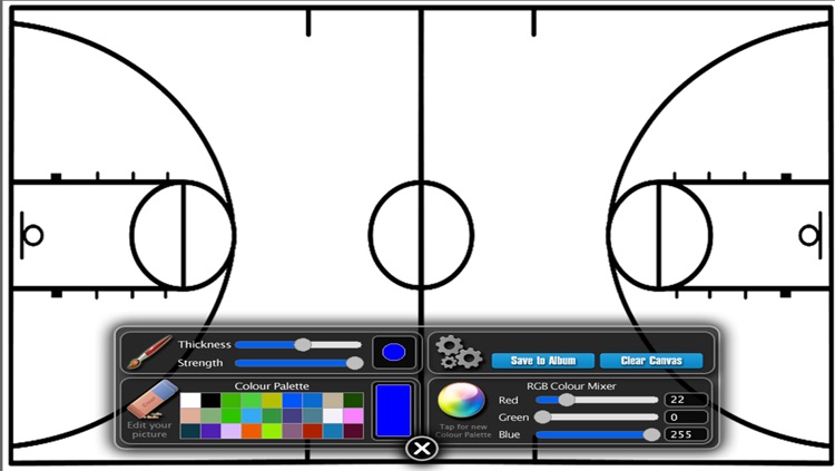 Basketball Diagram Lite