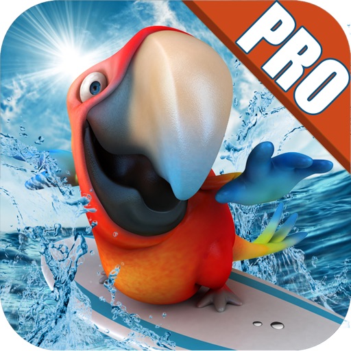 Birds on Boards Pro Game: Tiny Parrots Water adventure Race iOS App