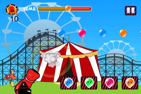 Angry clown shooting color balloon - Free Edition screenshot 4