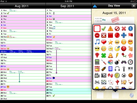 3 Months Calendar (sync with Google Calendar™) screenshot 2