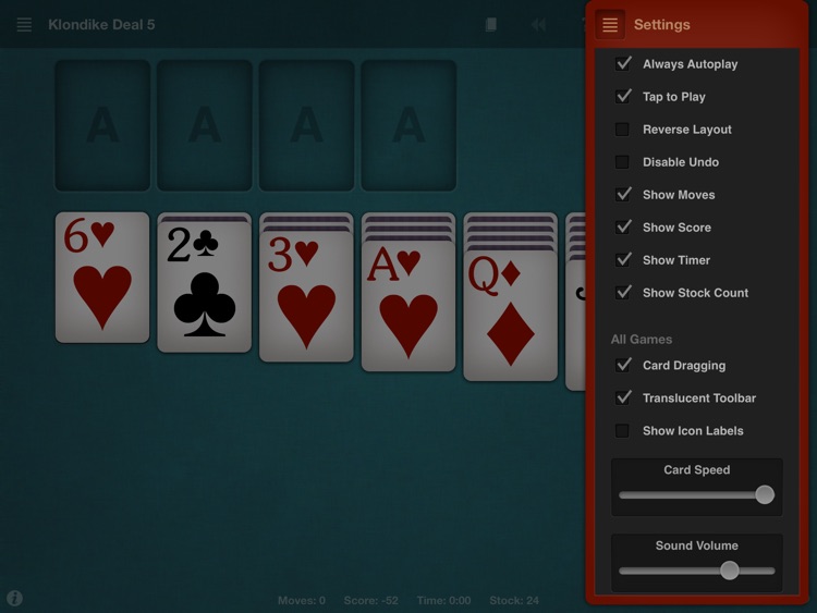 Solitaire HD by Solebon screenshot-4