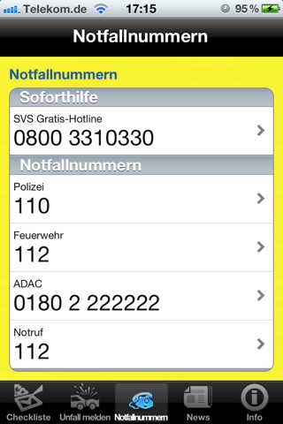 SVS Unfall Hilfe screenshot 3