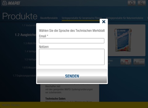 Mapei DE screenshot 4