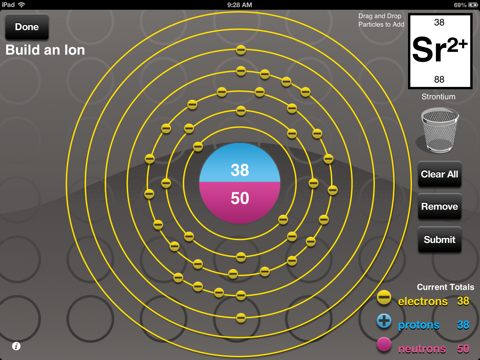 Screenshot #6 pour Building Atoms, Ions, and Isotopes HD