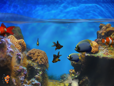 Screenshot #6 pour Fish Fingers! 3D Interactive Aquarium