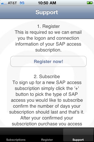 SAP Access screenshot 3