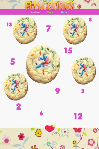 cookie 123 - learning numbers and flash card for kids (Lite) screenshot 3