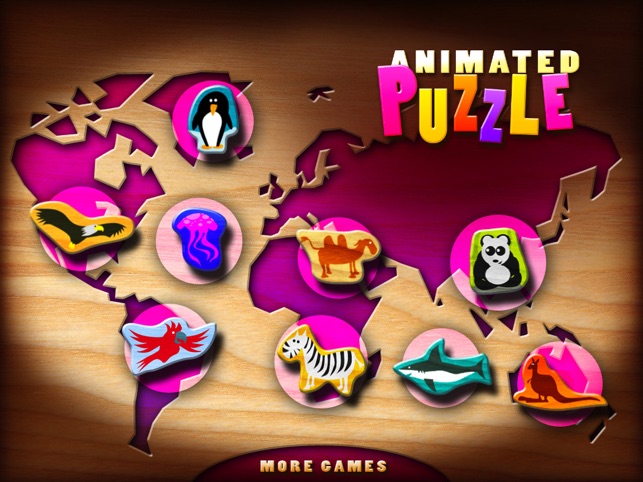 Animated Puzzle - A new way of playing with wooden jigsaw puzzles on the  App Store