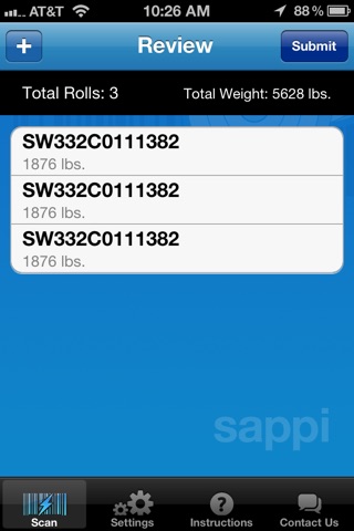 Sappi Product Scanner screenshot 3