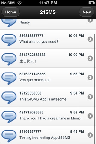 24SMS screenshot 4