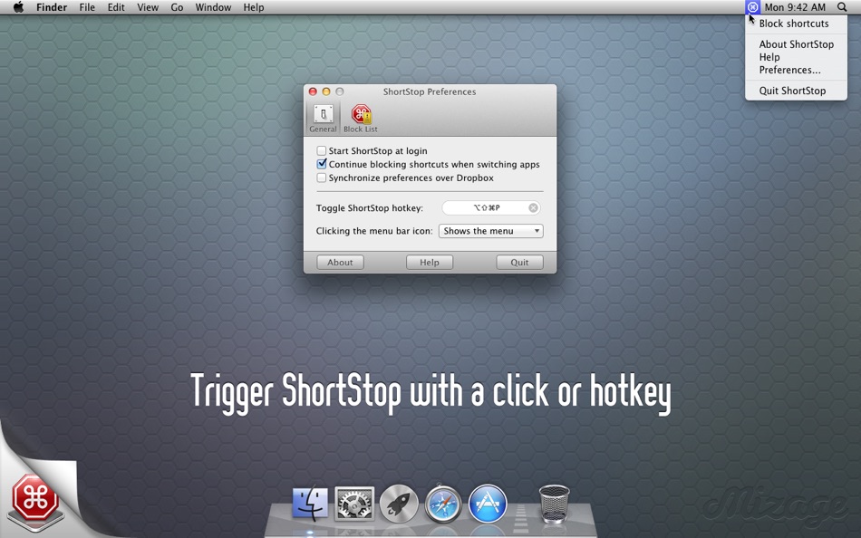 #1. ShortStop for Mac OS X (macOS) 由: Mizage, LLC