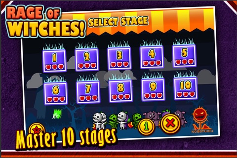 Rage of Witches Halloween Tap Tap Special screenshot 4