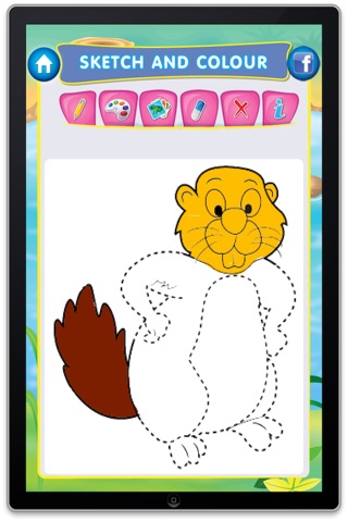 Animal Pond - Kids Draw Color Paint & Story Book screenshot 3