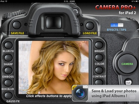 Camera PRO LITE for iPad 2 screenshot 4