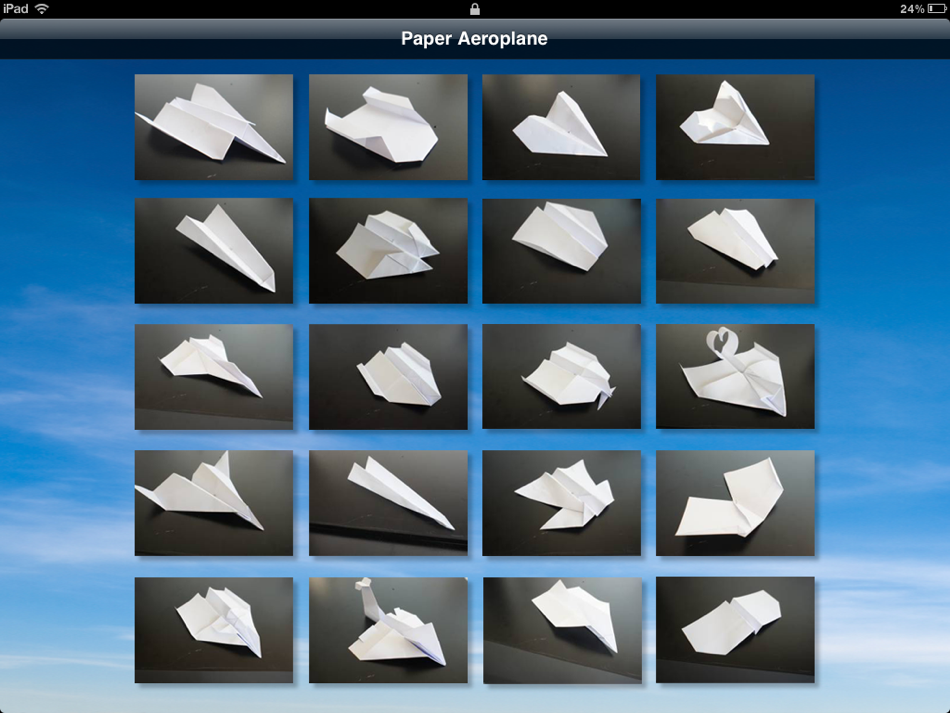 Paper aeroplane instructions HD - Free - 1.1 - (iOS)