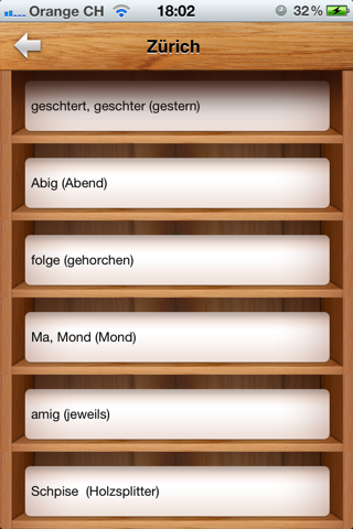Chochichästli Orakel - Schweizer Dialekte Screenshot