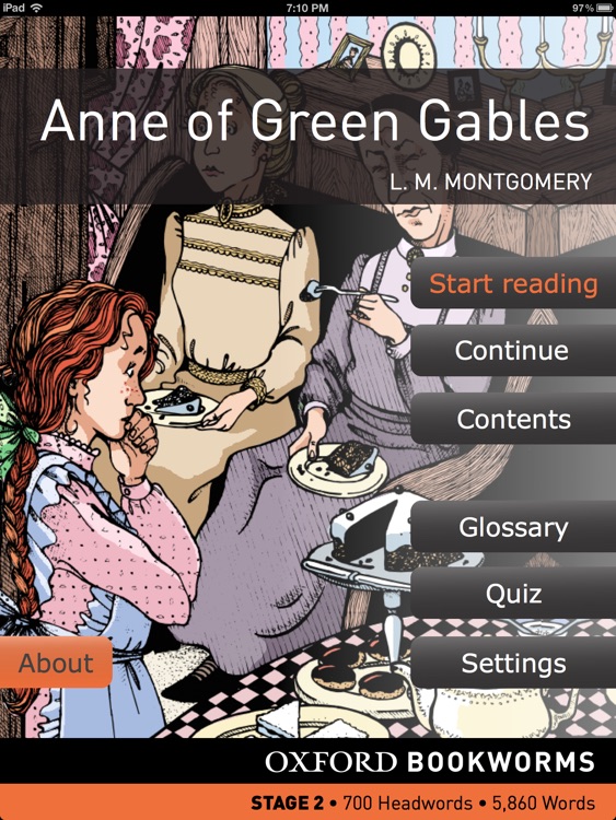 Anne of Green Gables: Oxford Bookworms Stage 2 Reader (for iPad)