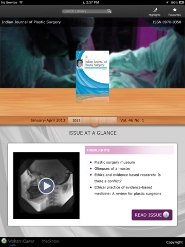 Indian Journal of Plastic Surgery screenshot 2