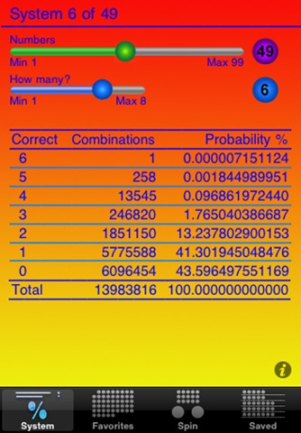 Lotto with lucky numbers screenshot 4