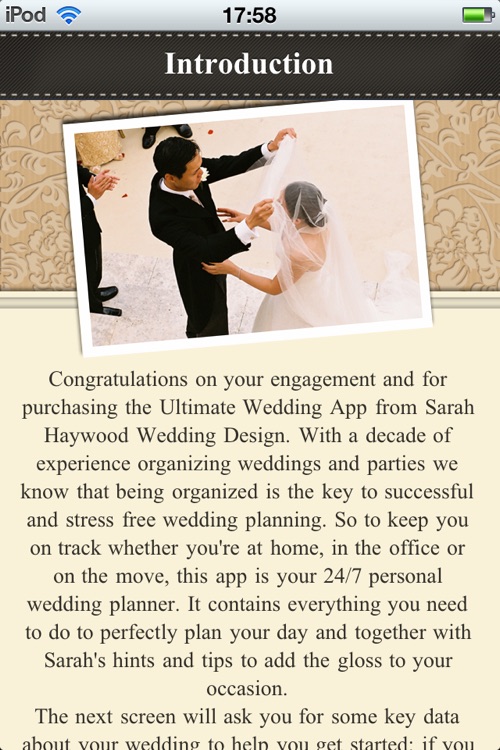 Ultimate Wedding App