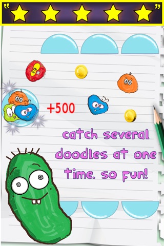 Doodle Catch - Fun Shoot The Bad Guy Game screenshot 4