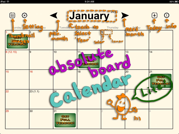 Absolute Board Calendar Free