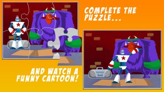 Monster Vs Robot Puzzle - Free Animated Kids Jigsaw Puzzles with Monsters and Robots - By Apps Kids Love, Inc!のおすすめ画像3