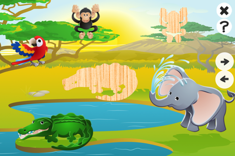 Animated Animal Puzzle For Babies and Small Children! Free Kids Game: Learning Logic with Fun&Joy screenshot 4