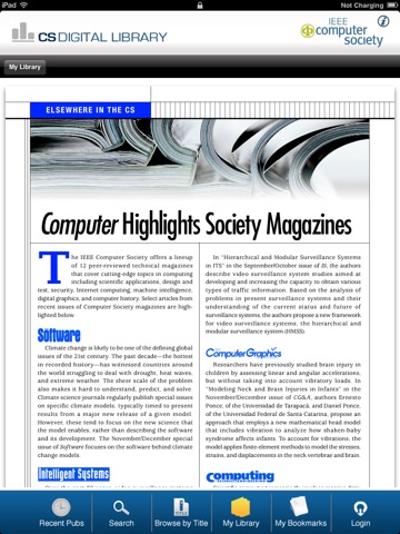 IEEE Computer Society Digital Library screenshot 3