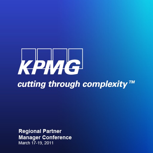 KPMG Regional Managers Conference 2011