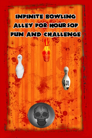 Infinite Bowling Halloween : The scary sport championship Pin League Alley - Free Edition screenshot 4