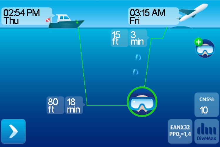 DiveMax NITROX Dive Planner