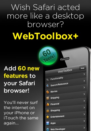 WebToolbox+ 60 Tools for Safari - HIGHLY USEFUL