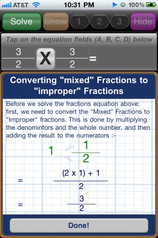 Fractions Multiply & Divide screenshot 2