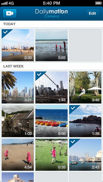 Dailymotion Caméra – Capture, edit, publish and share all your favorite video moments on-the-go