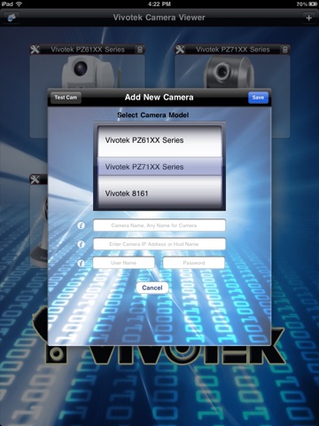Vivotek Camera Viewer for iPad screenshot 3