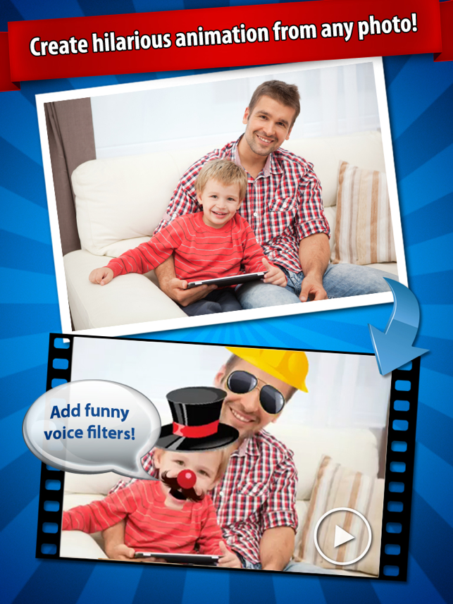 ‎iFunFace Pro - Create Funny HD Videos From Photos, Fun Face Screenshot