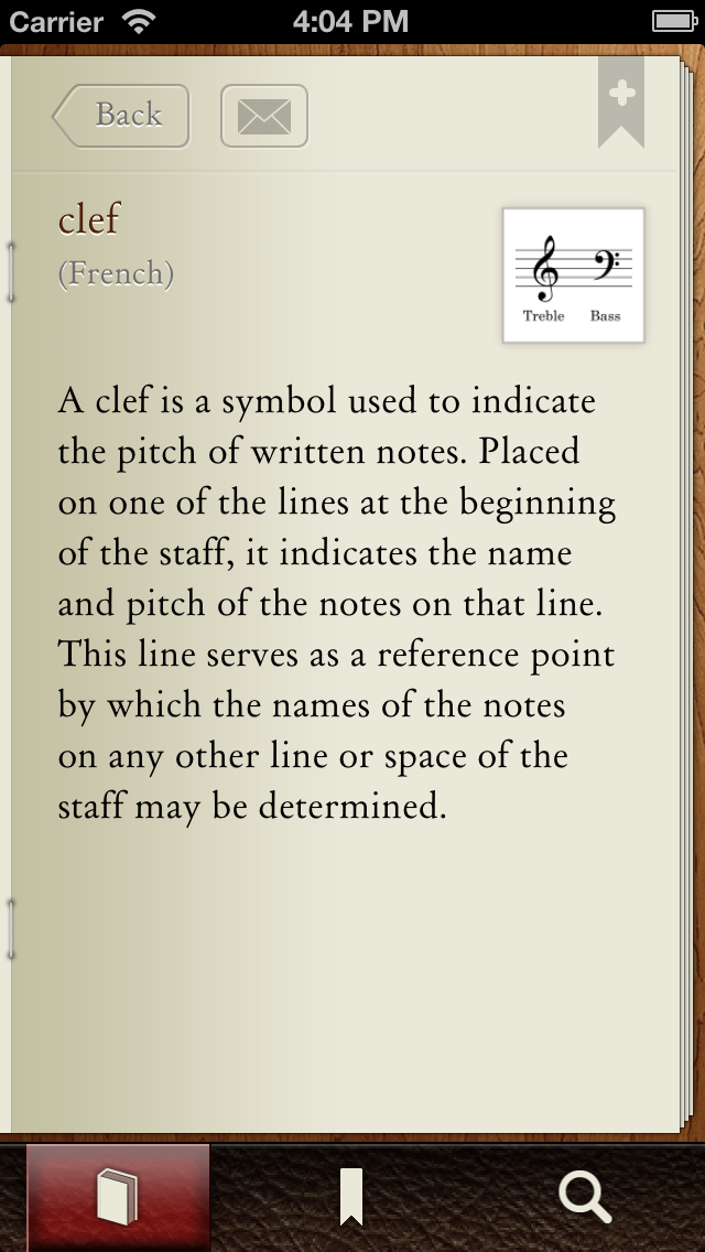 Musictionary Music Dictionary Screenshot